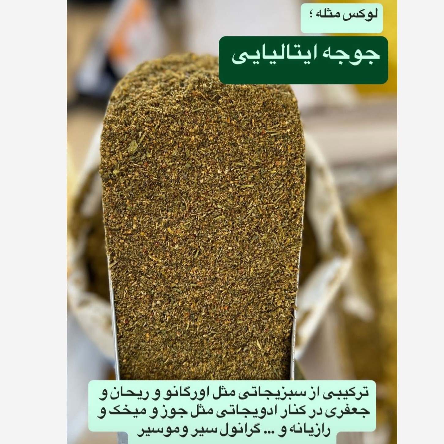 چاشنی ایتالیایی ویژه 250 گرم