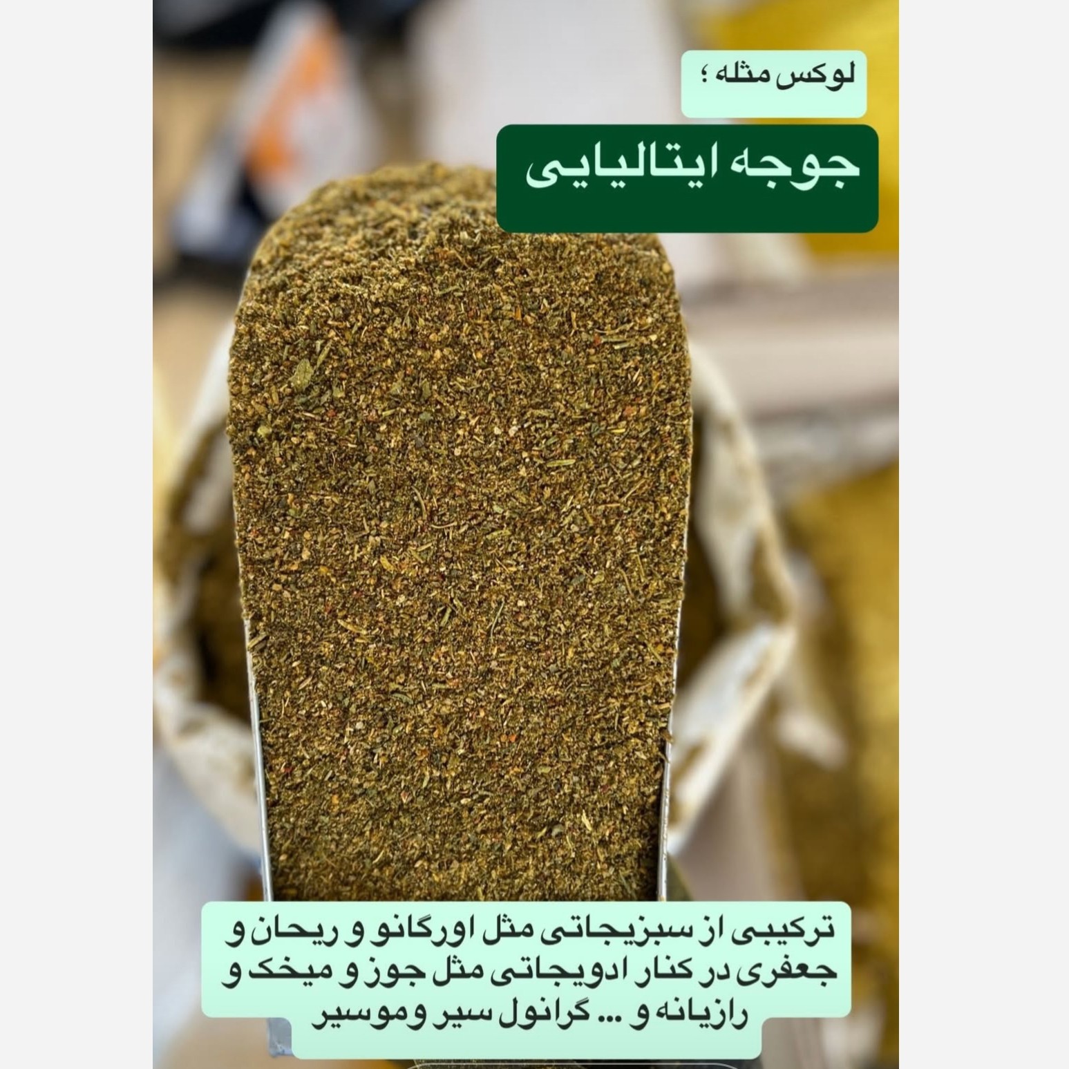 چاشنی ایتالیایی ویژه 500 گرم